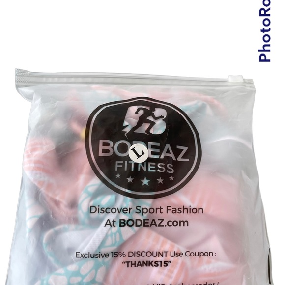 NEW blue and pink bikini - Picture 2 of 4